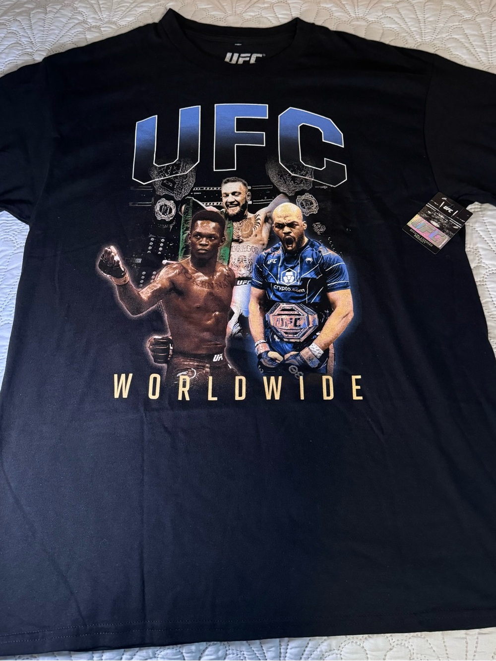 Men's UFC Graphic T-Shirt Black Sz. Large